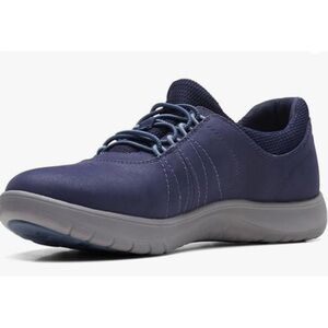 Clarks Blue and Gray Sneakers with Sporty Design